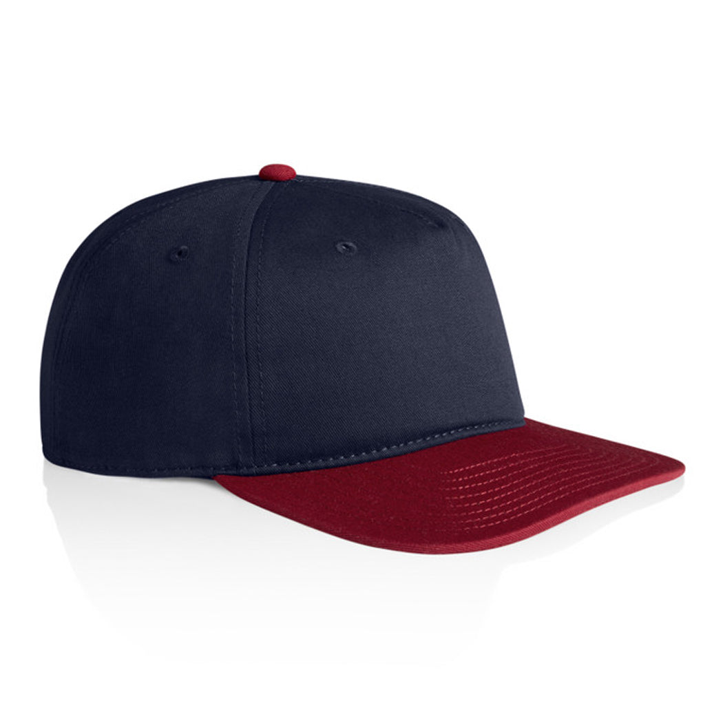 5 Panel Mid Profile Unstructured Two-Tone Class Snapback Cap