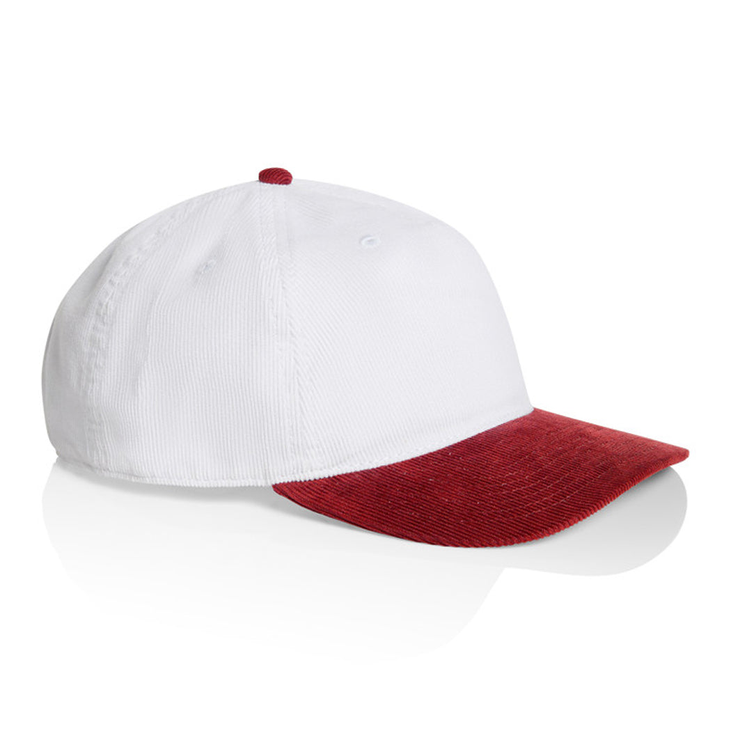 Mid Profile Unstructured Class Corduroy Two Tone Snapback Cap