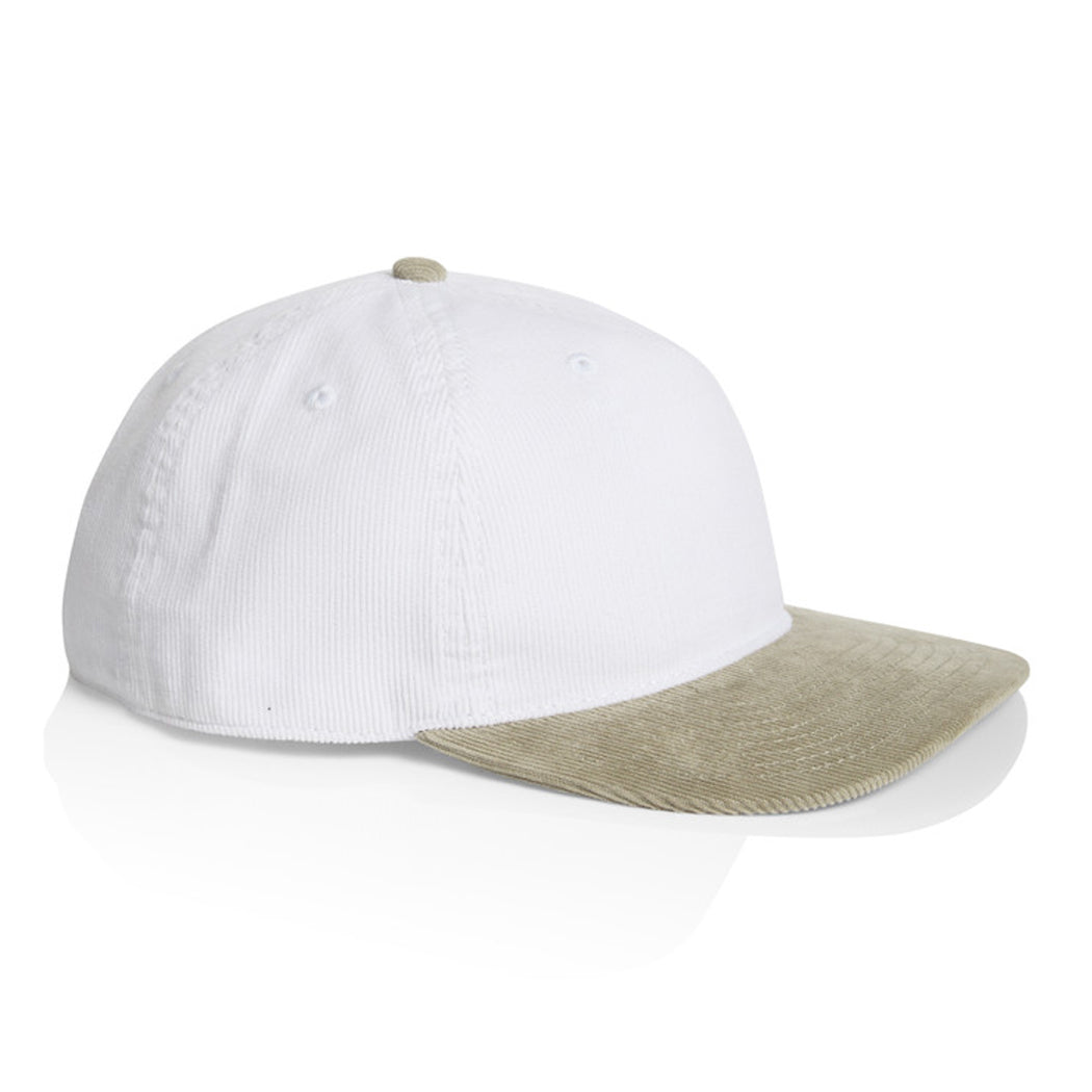 Mid Profile Unstructured Class Corduroy Two Tone Snapback Cap