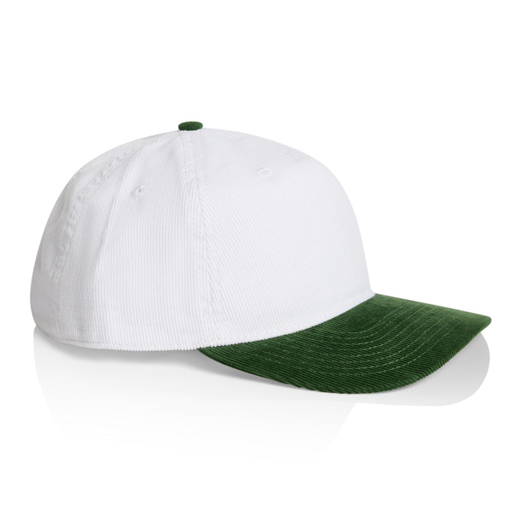 Mid Profile Unstructured Class Corduroy Two Tone Snapback Cap
