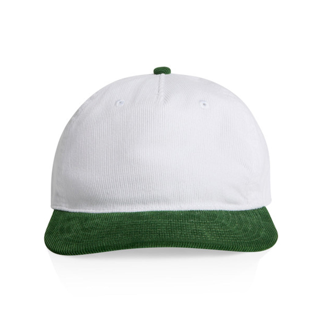 Mid Profile Unstructured Class Corduroy Two Tone Snapback Cap