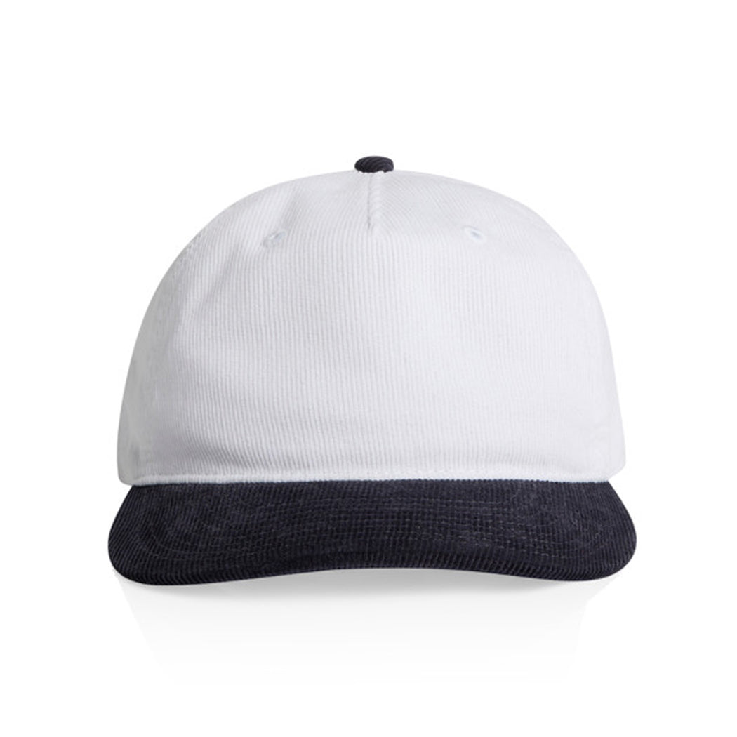 Mid Profile Unstructured Class Corduroy Two Tone Snapback Cap