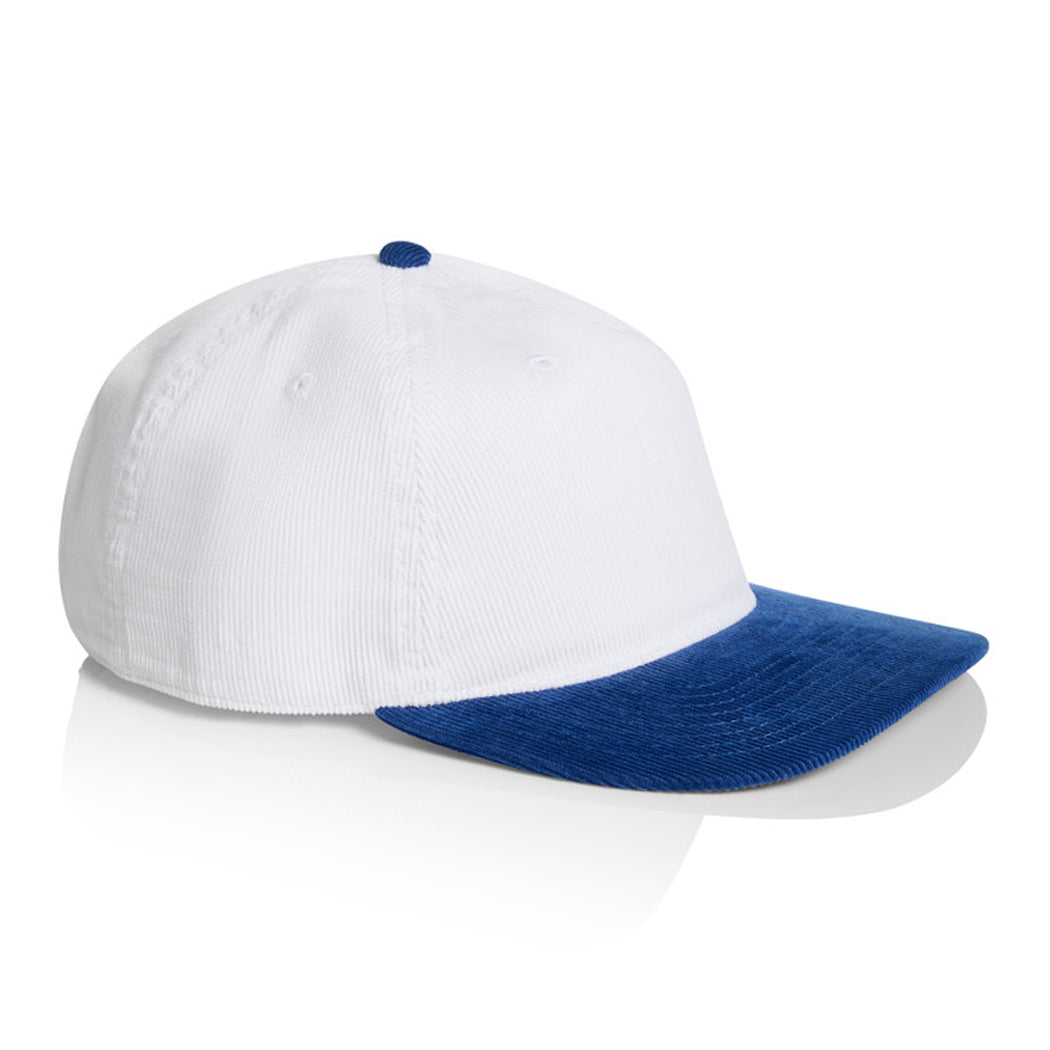 Mid Profile Unstructured Class Corduroy Two Tone Snapback Cap