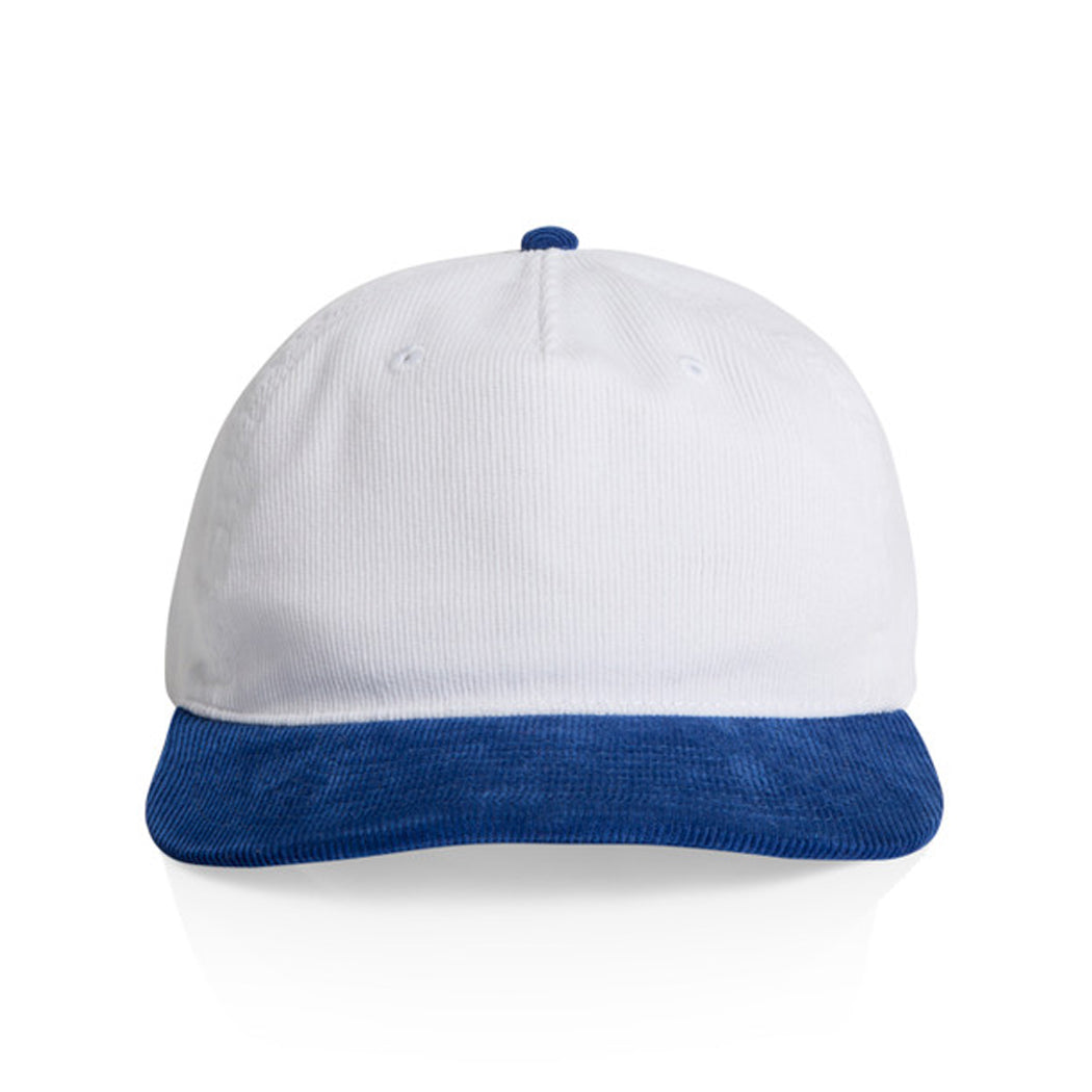 Mid Profile Unstructured Class Corduroy Two Tone Snapback Cap