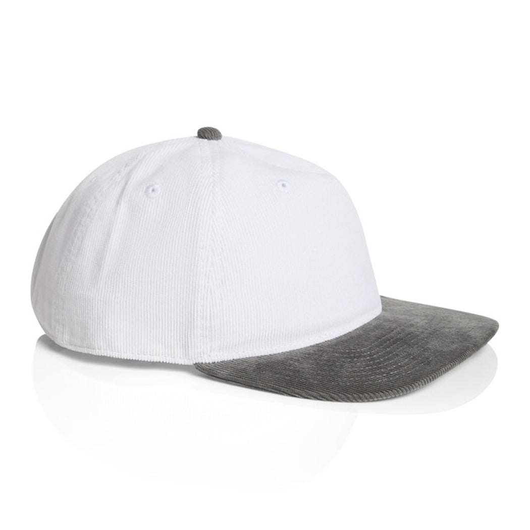 Mid Profile Unstructured Class Corduroy Two Tone Snapback Cap