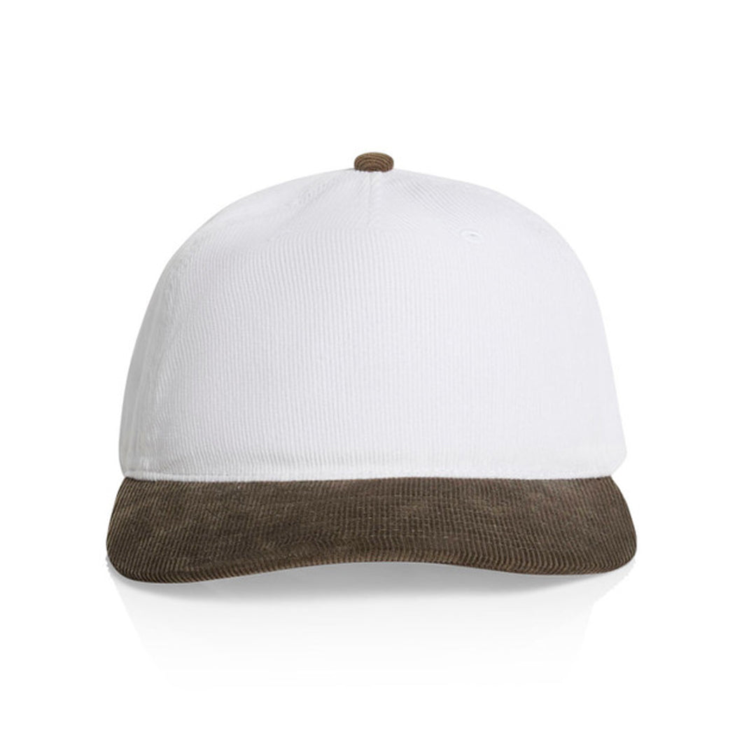 Mid Profile Unstructured Class Corduroy Two Tone Snapback Cap
