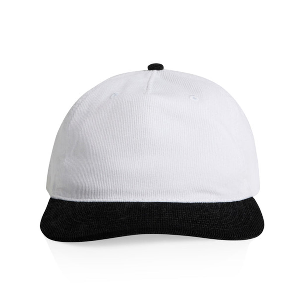 Mid Profile Unstructured Class Corduroy Two Tone Snapback Cap