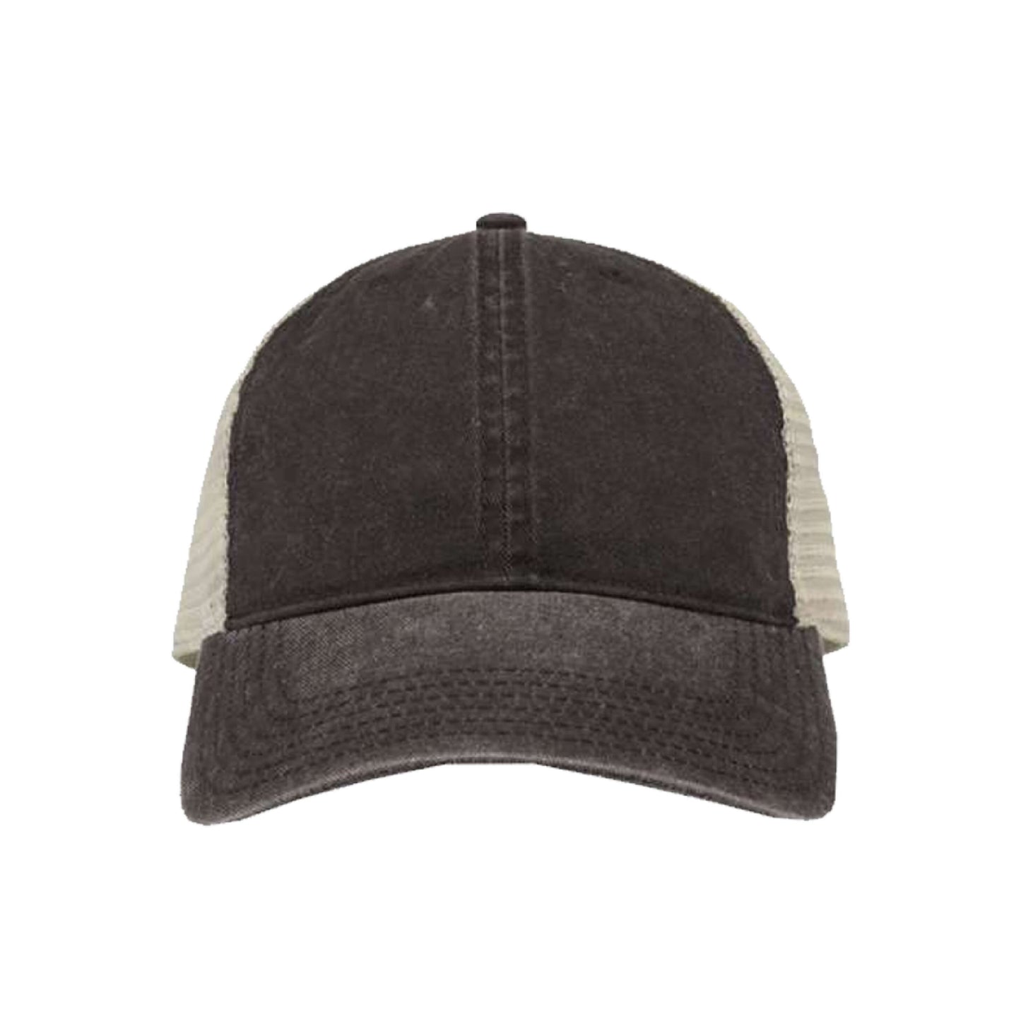 Low Profile Pigment-Dyed Trucker Snap Buckle Closure Cap