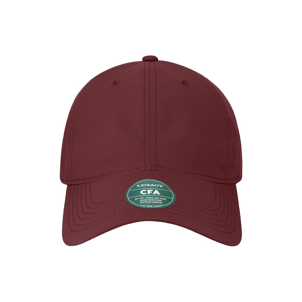 Cool Fit Performance Polyester Unstructured Adjustable Velcro Cap