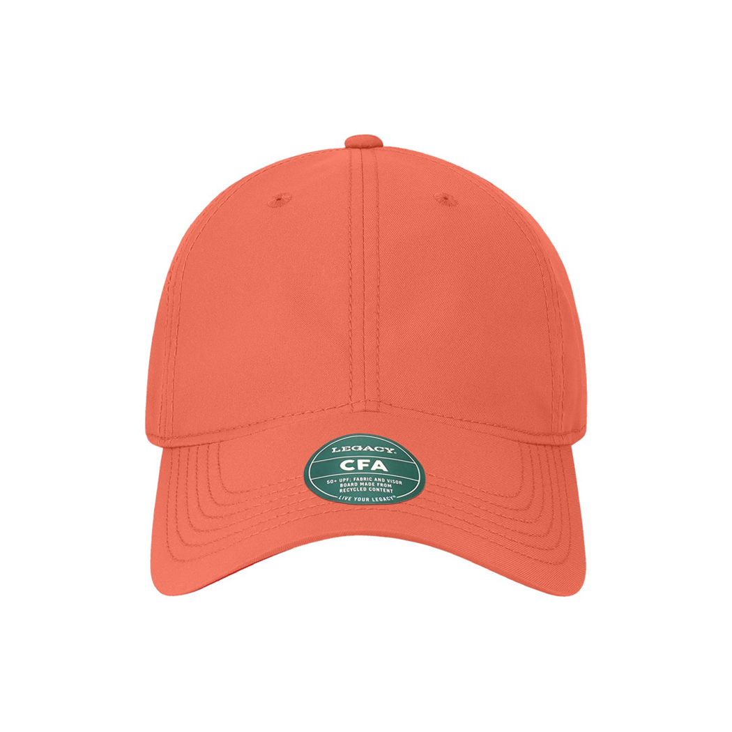 Cool Fit Performance Polyester Unstructured Adjustable Velcro Cap