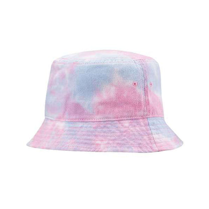 Tie-Dyed Cotton Bucket Hat