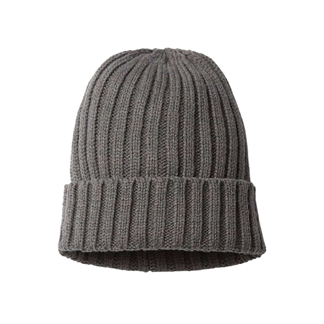 Sustainable Cable Knit Cuffed Beanie