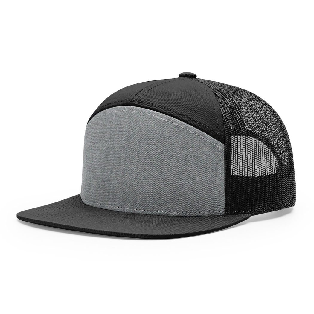 Richardson Seven-Panel Trucker Mesh Snapback Cap