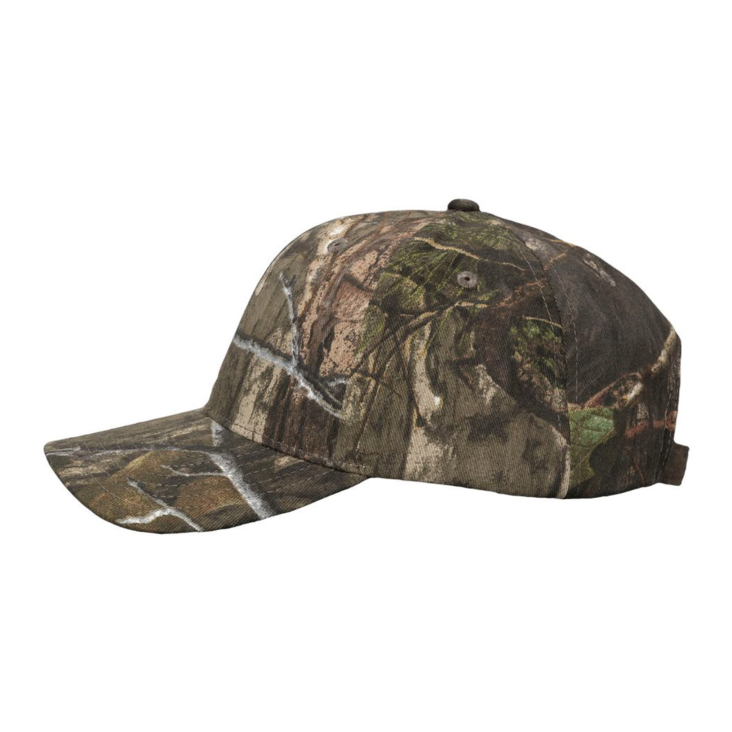 Mid Profile Licensed Realtree Camo Strapback Cap