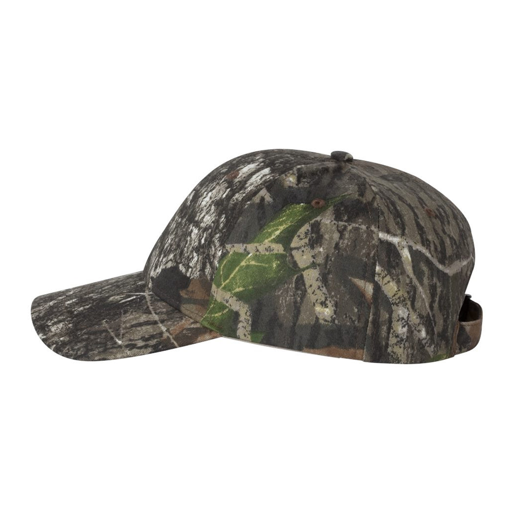 Mid Profile Licensed Realtree Camo Strapback Cap