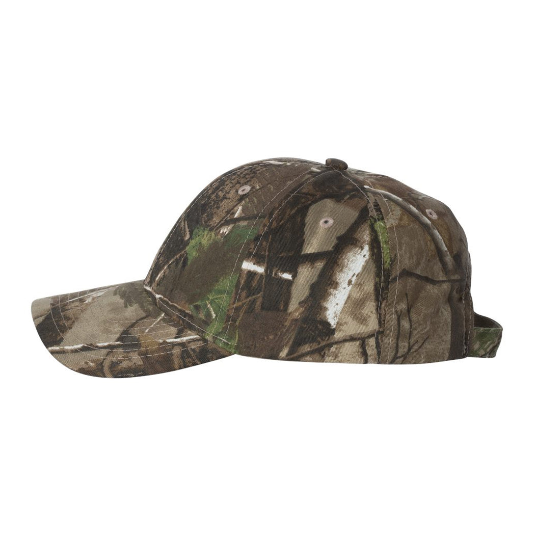Mid Profile Licensed Realtree Camo Strapback Cap