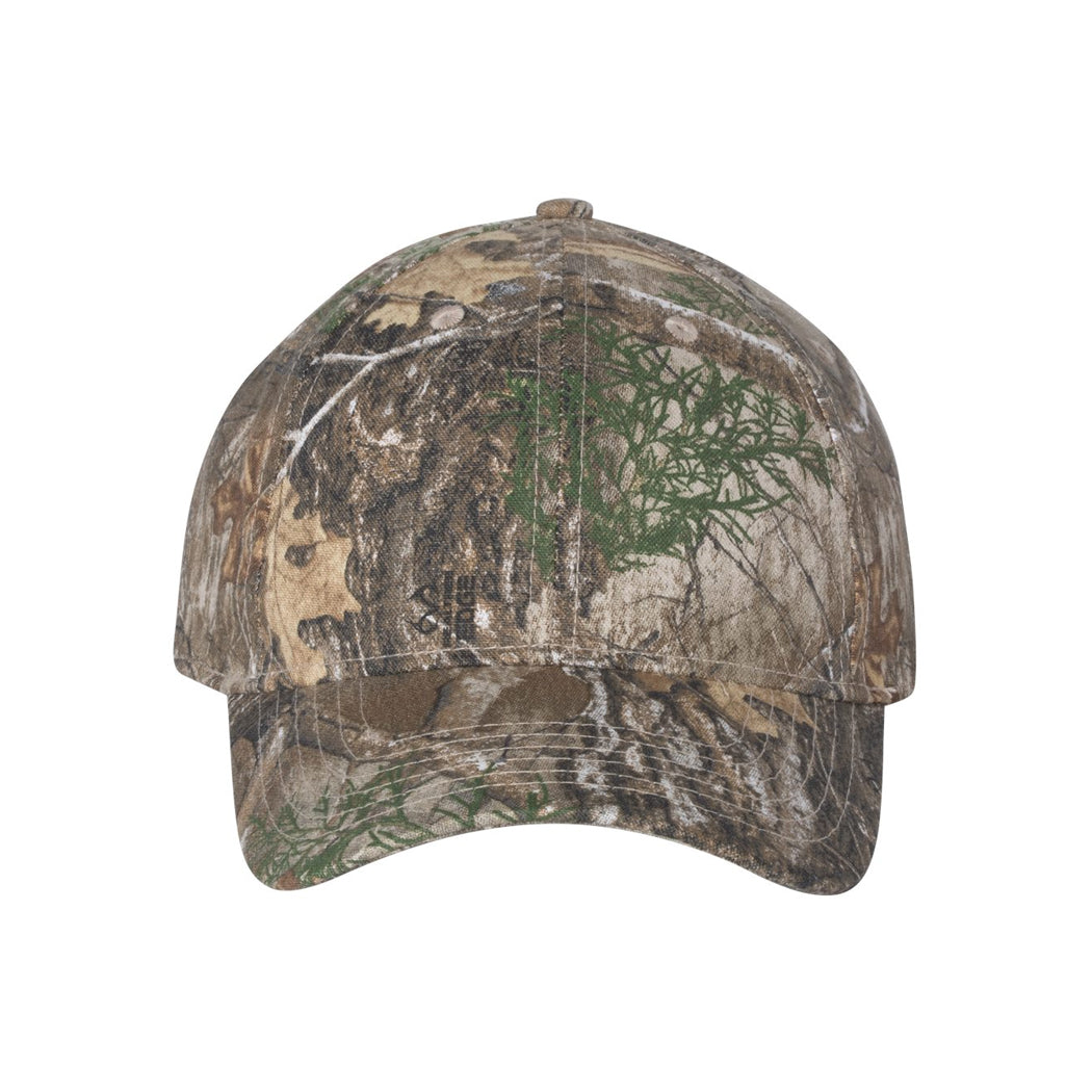 Mid Profile Licensed Realtree Camo Strapback Cap
