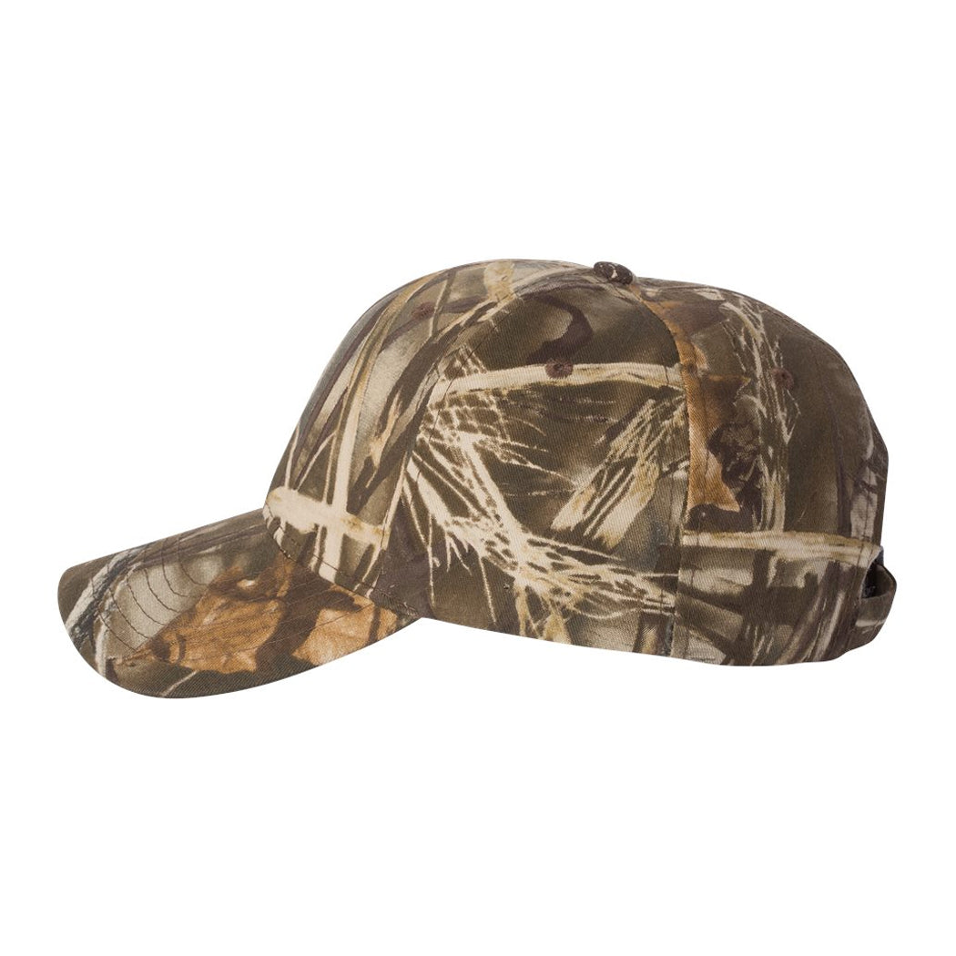 Mid Profile Licensed Realtree Camo Strapback Cap