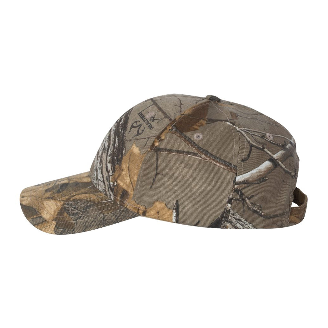 Mid Profile Licensed Realtree Camo Strapback Cap