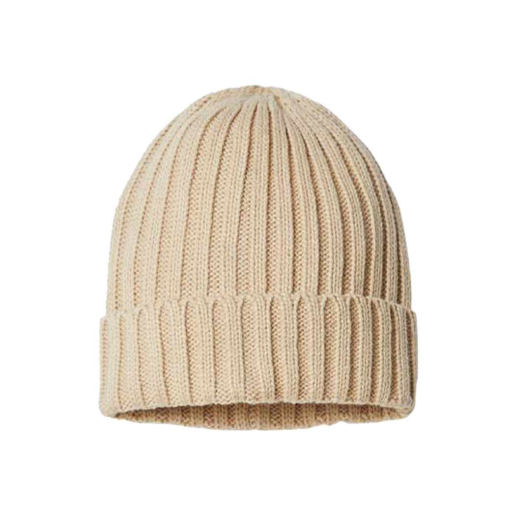 Sustainable Cable Knit Cuffed Beanie