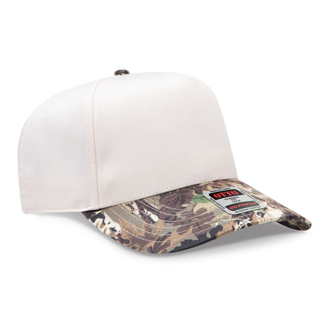 5-Panel Mid Profile Structured Baseball Cap