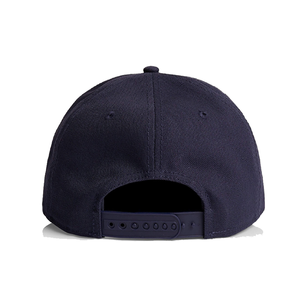 High Profile 6-Panel Stock Cotton Canvas Snapback Cap