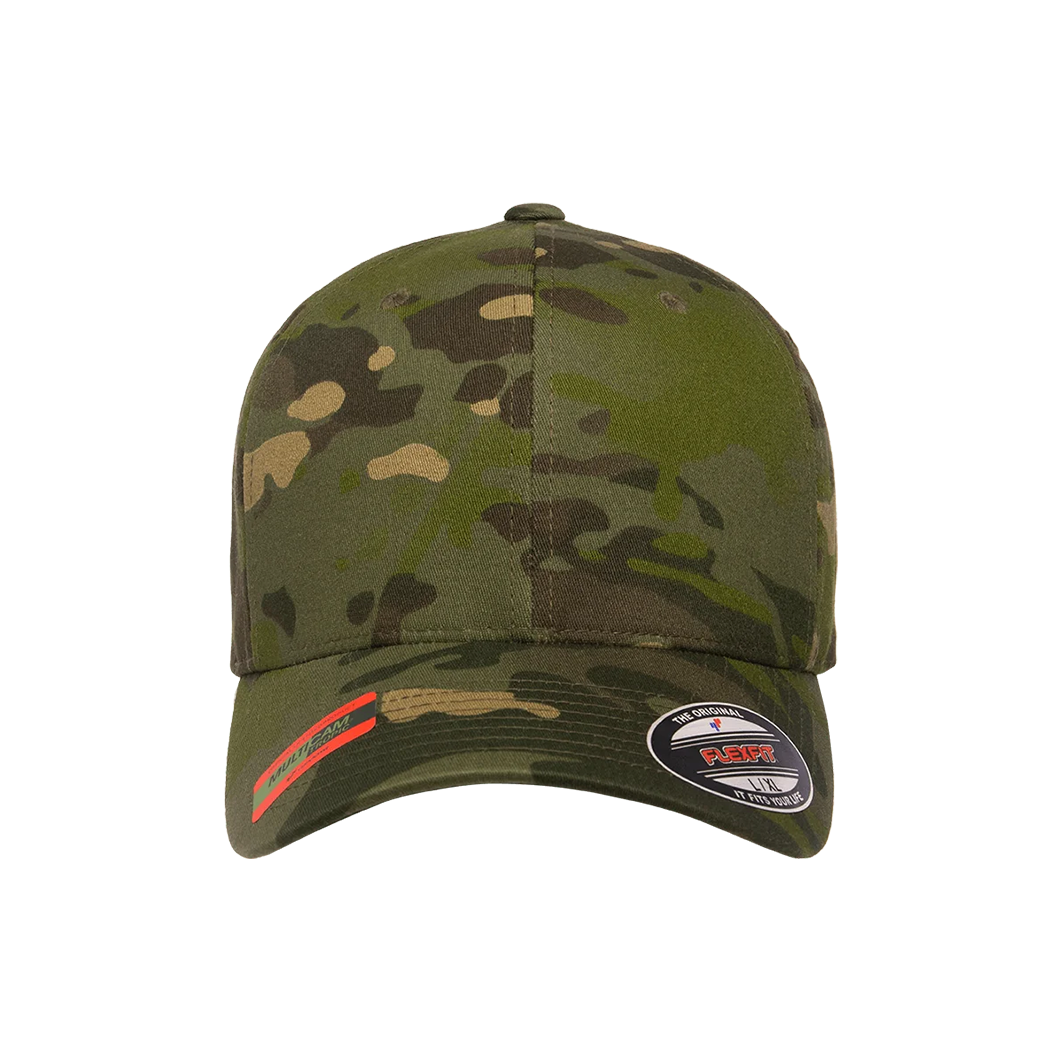 Flexfit Multicam Cotton Blend Fitted Cap