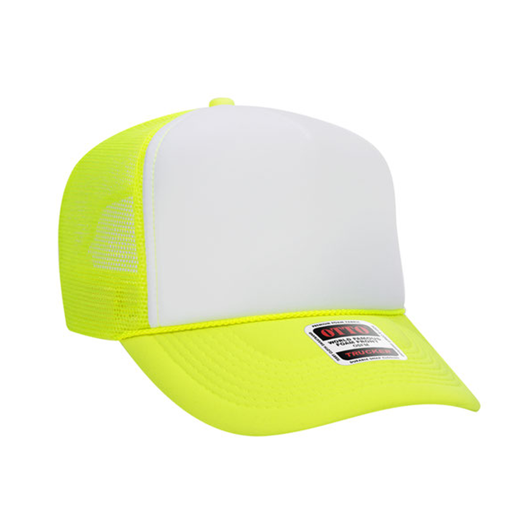 High Profile Mesh Back Foam Trucker Cap