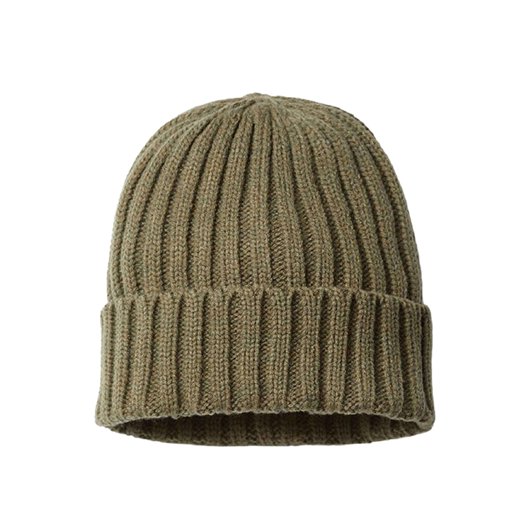 Sustainable Cable Knit Cuffed Beanie