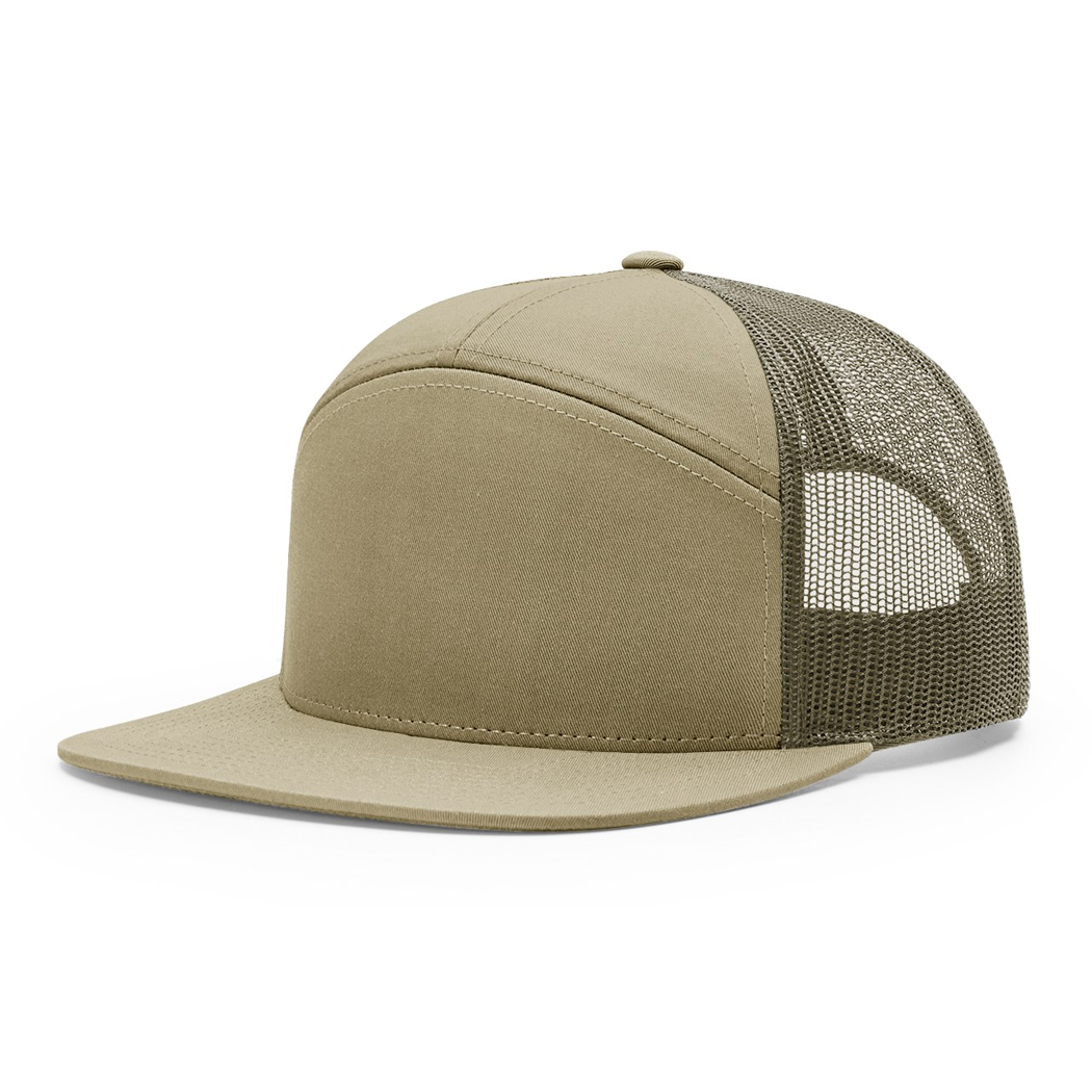 Richardson Seven-Panel Trucker Mesh Snapback Cap