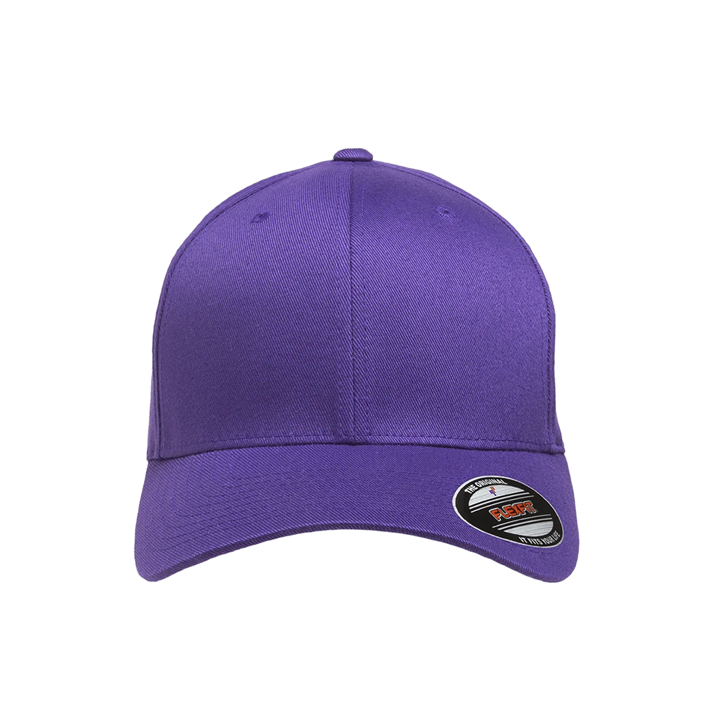 Flexfit Wooly Combed Cotton Blend Fitted Cap