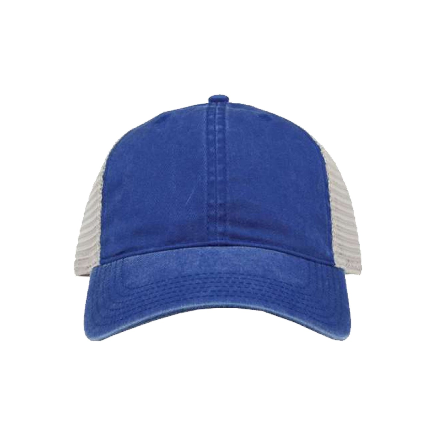 Low Profile Pigment-Dyed Trucker Snap Buckle Closure Cap