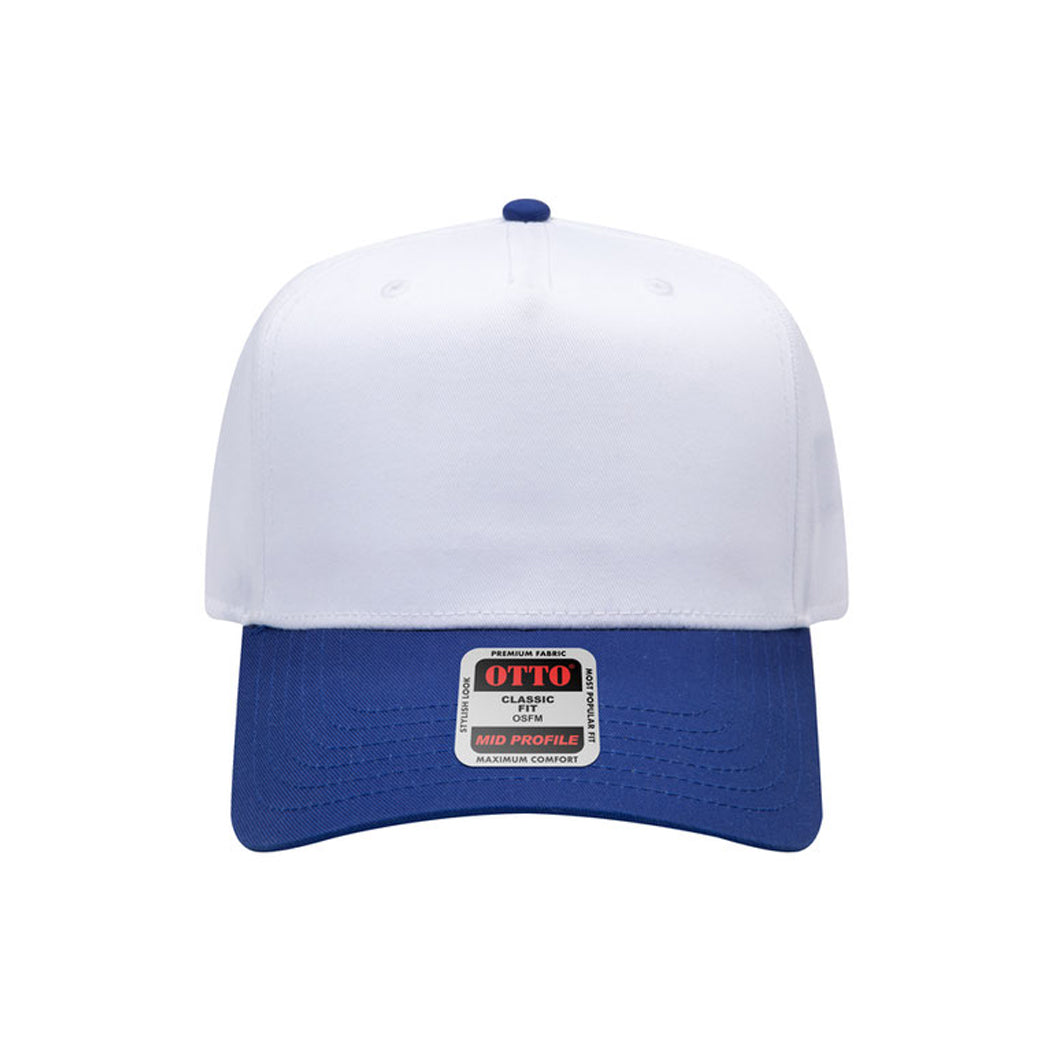 5-Panel Mid Profile Structured Baseball Cap