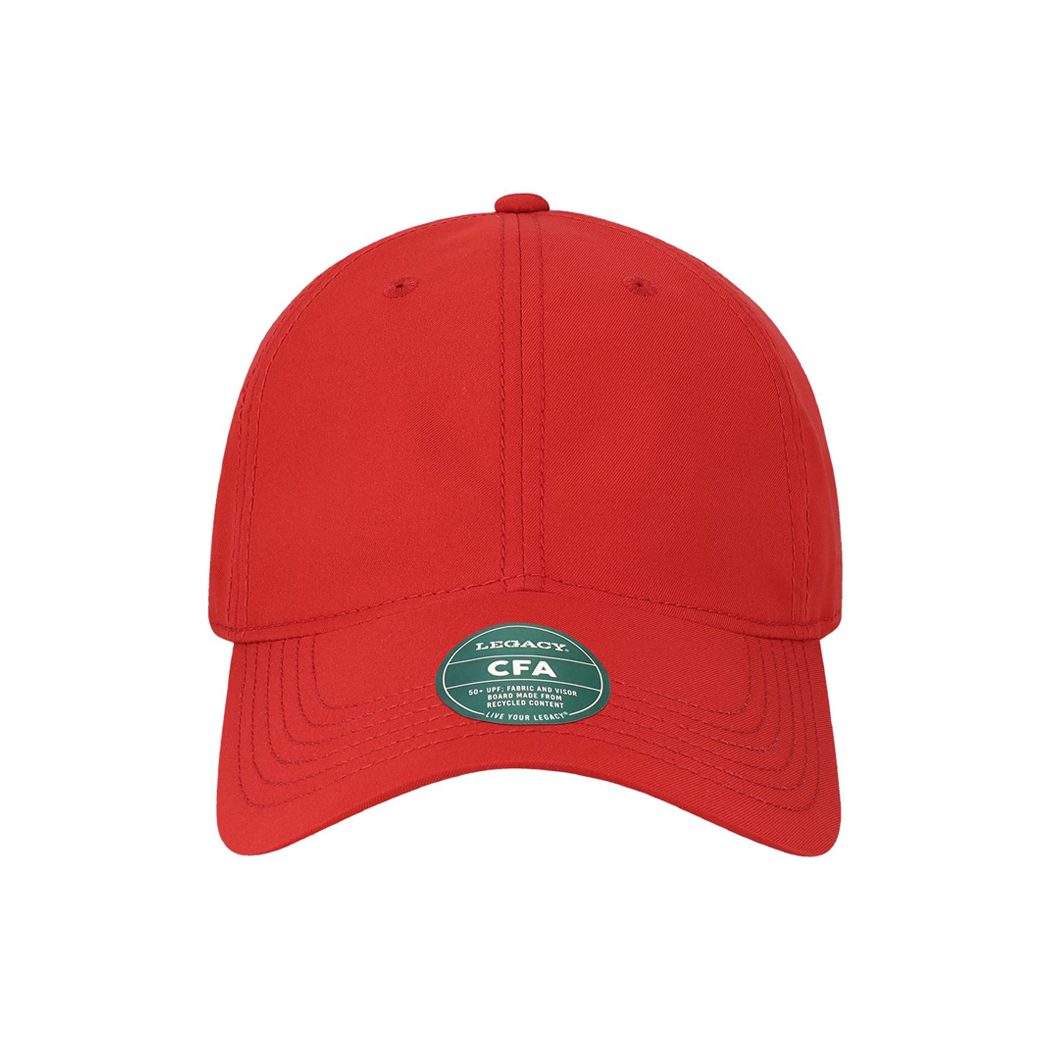 Cool Fit Performance Polyester Unstructured Adjustable Velcro Cap