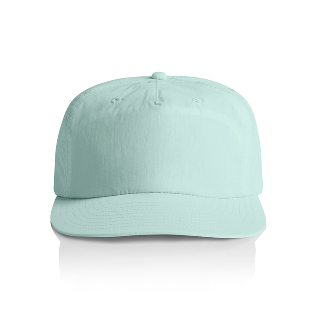 Mid Profile Five Panel Recycled Nylon Surf Snapback Cap