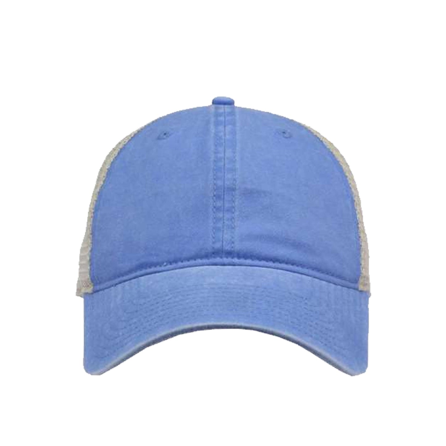 Low Profile Pigment-Dyed Trucker Snap Buckle Closure Cap