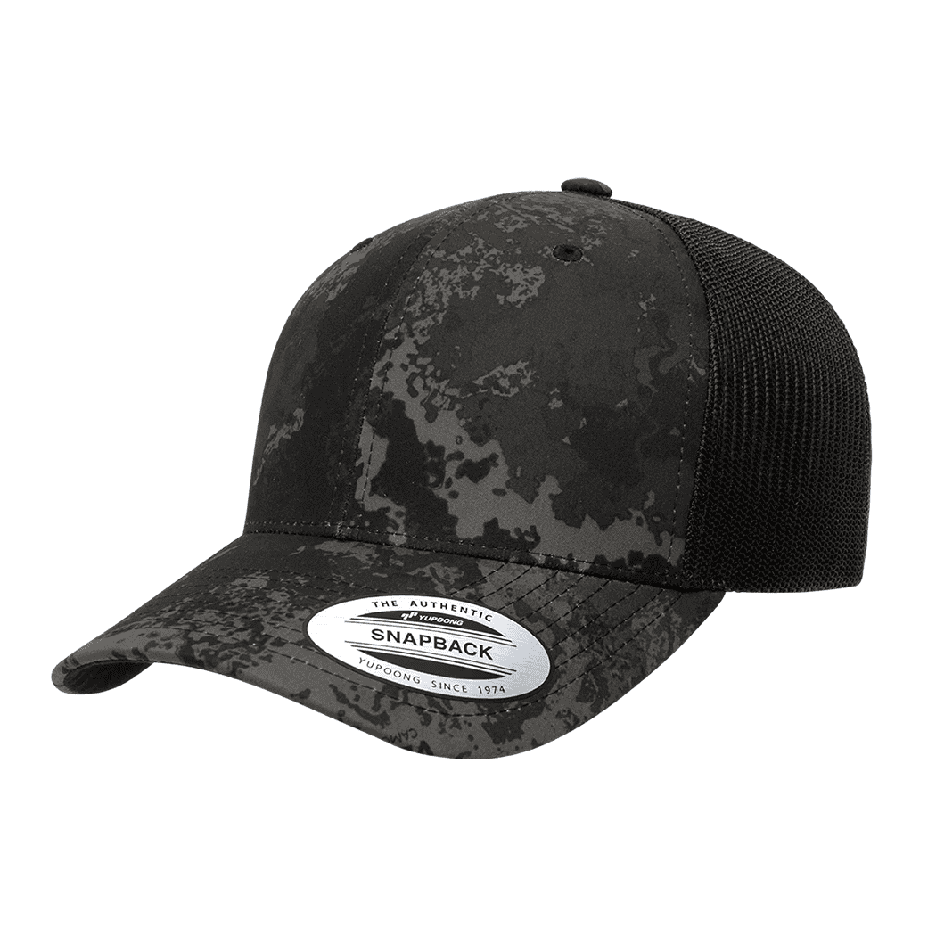 Flexfit Yupoong Classics Veil Camo Retro Trucker Cap