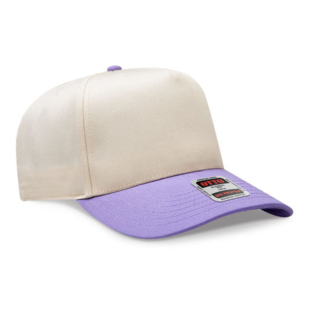 5-Panel Mid Profile Structured Baseball Cap