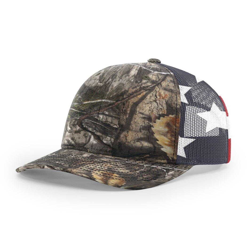 Richardson 5-Panel Printed Mesh-Back Trucker Mesh Cap