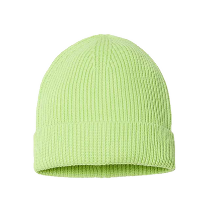 Sustainable Fine Rib Cuffed Beanie