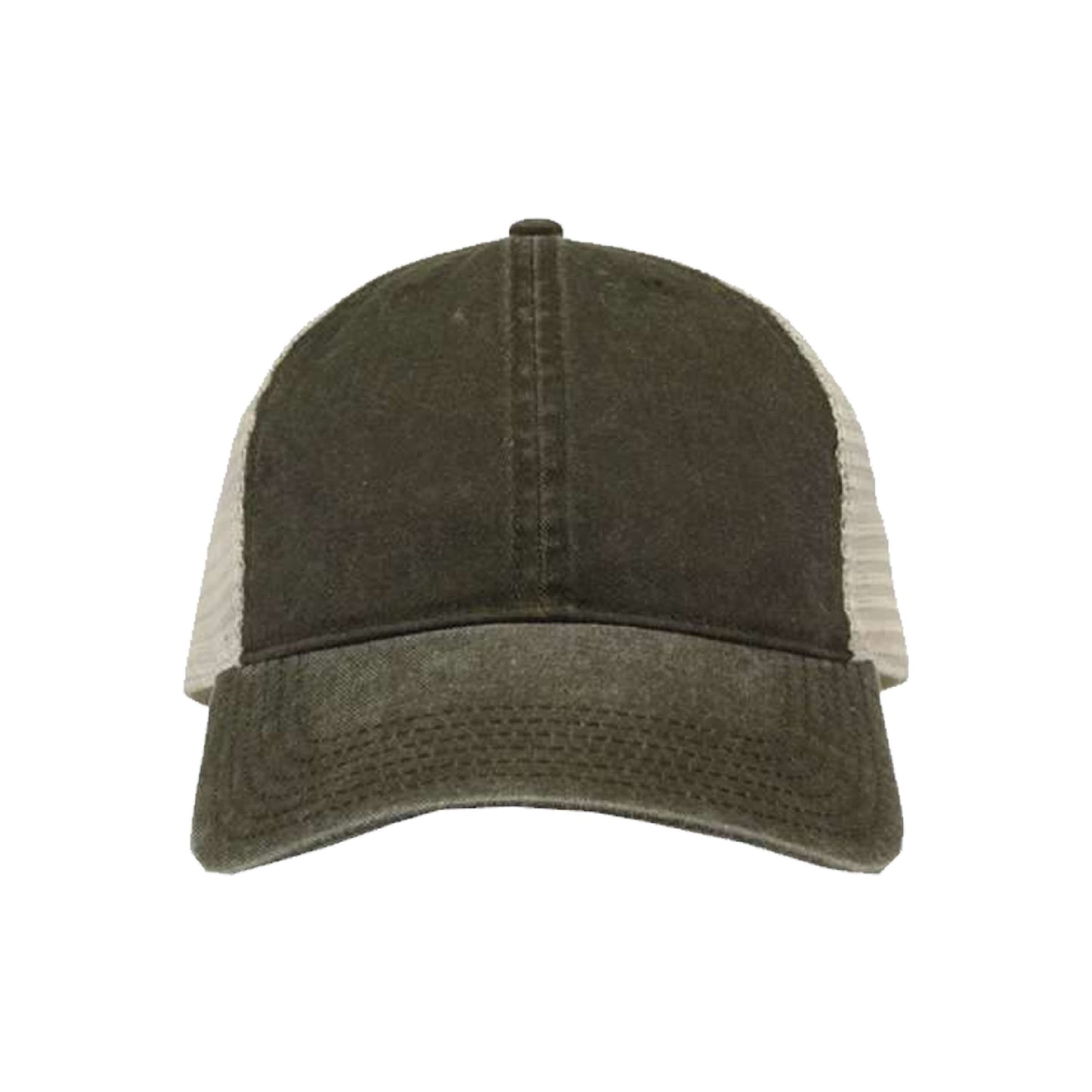 Low Profile Pigment-Dyed Trucker Snap Buckle Closure Cap