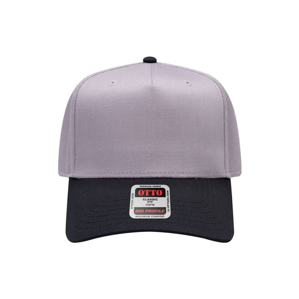 5-Panel Mid Profile Structured Baseball Cap