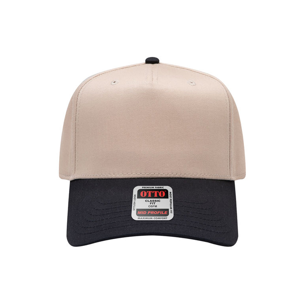 5-Panel Mid Profile Structured Baseball Cap