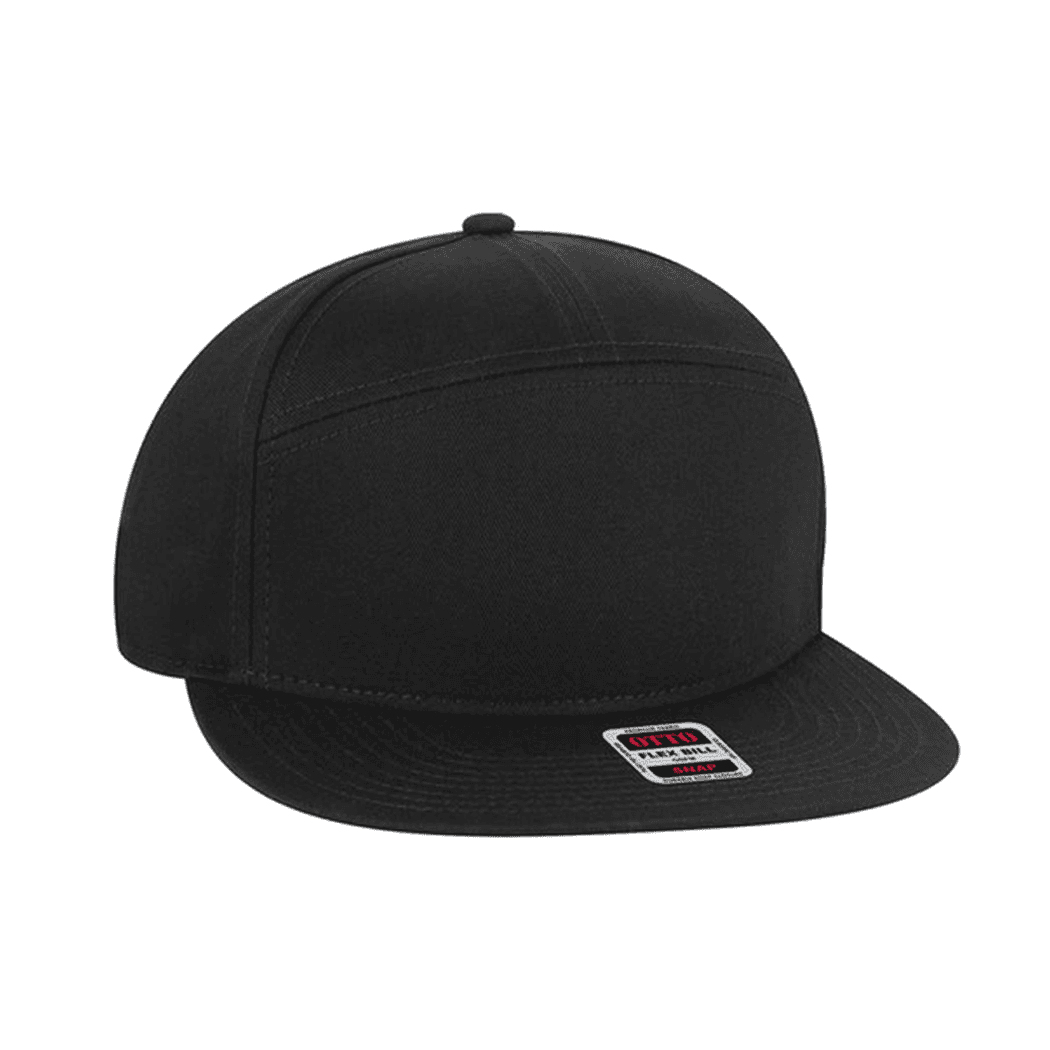 7 Panel Mid Profile Snapback Camper Hat