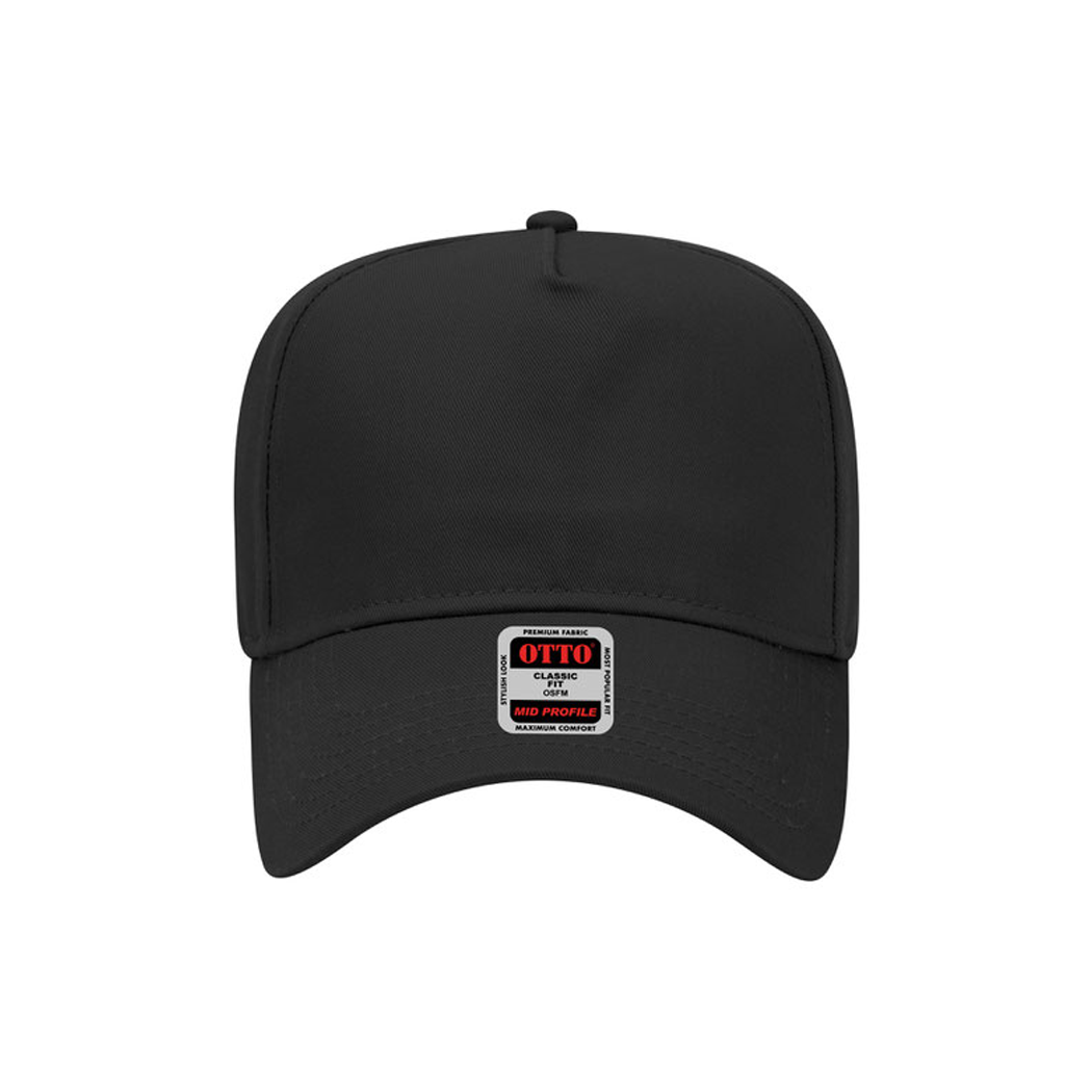 5-Panel Mid Profile Structured Baseball Cap