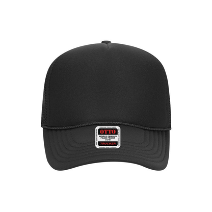 5 Panel Mid Profile Mesh Back Foam Trucker Hat