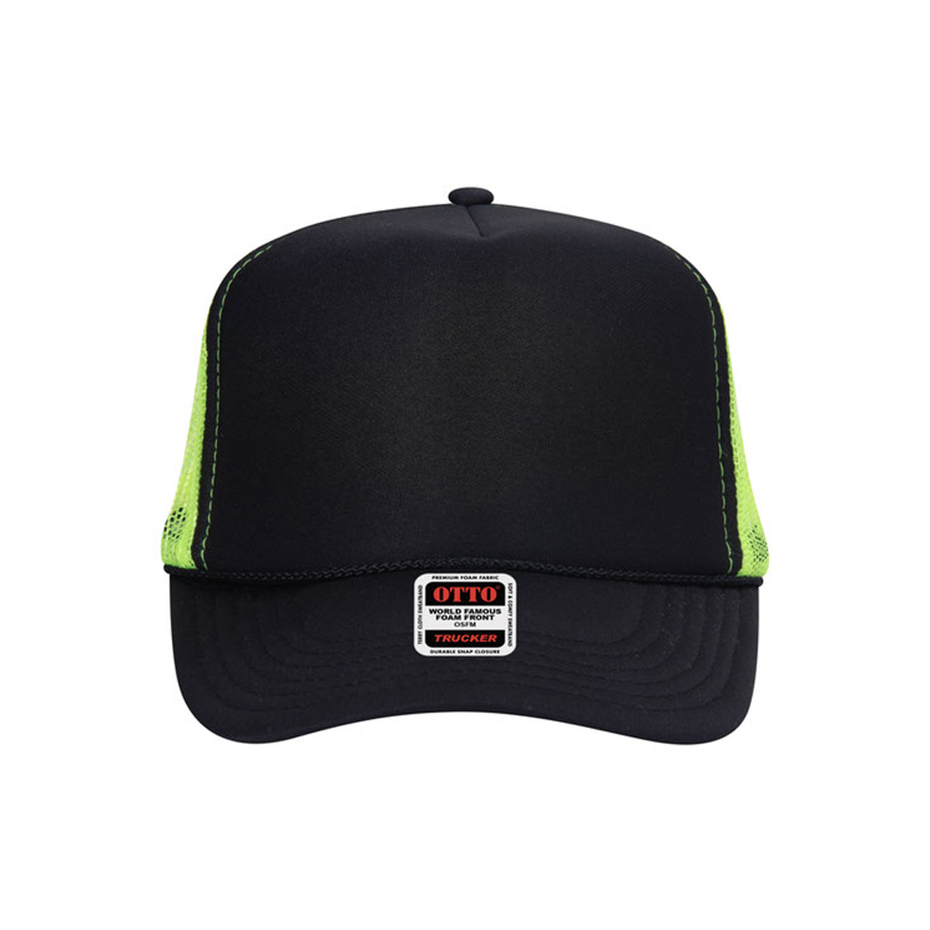 High Profile Mesh Back Foam Trucker Cap