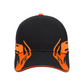 Flame Pattern Velcro Strap Baseball Hat