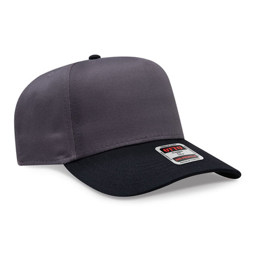 5-Panel Mid Profile Structured Baseball Cap