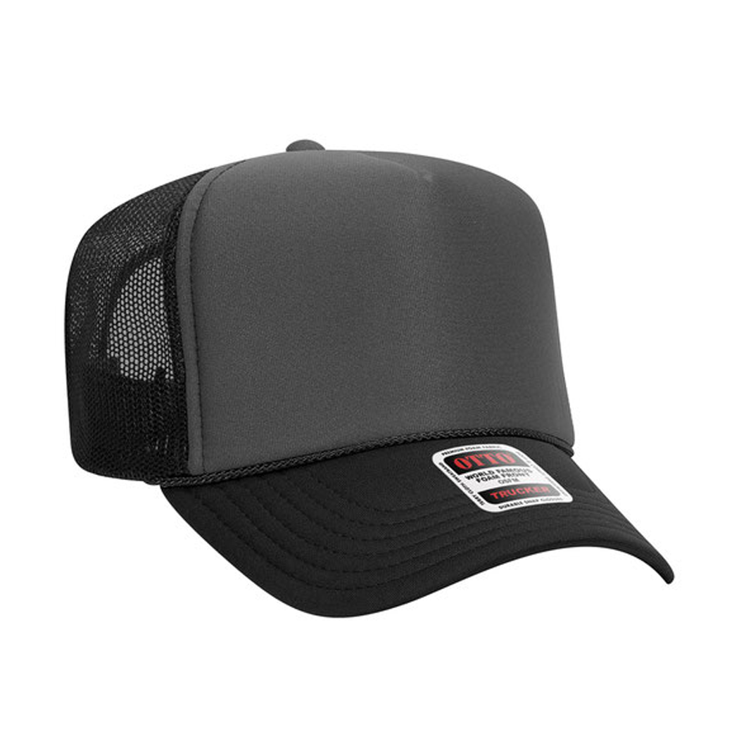 High Profile Mesh Back Foam Trucker Cap